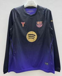 2627 bar away long sleeves soccer jersey size S-4XL